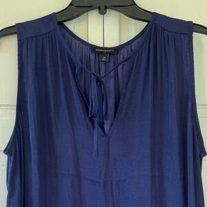 Banana Republic Deep Blue Sleeveless Blouse
